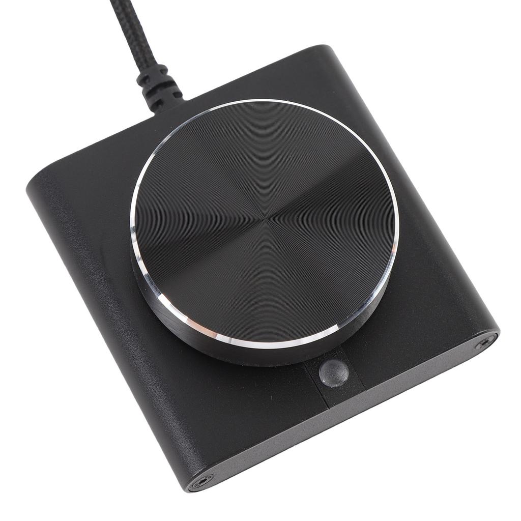 USB Volume Control Knob for PC External Media Adjustment Controller with 1 Key Mute Function Plug and Play Support for