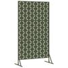 Privacy Screen Olive 100 X 50 X 180 Cm Steel