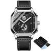 Watch High-end Quartz Watch Men's Watch Luminous Waterproof Square Indonesian Watch