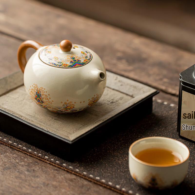 Tang Feng Ru Kiln Ceramic Xishi Teapot