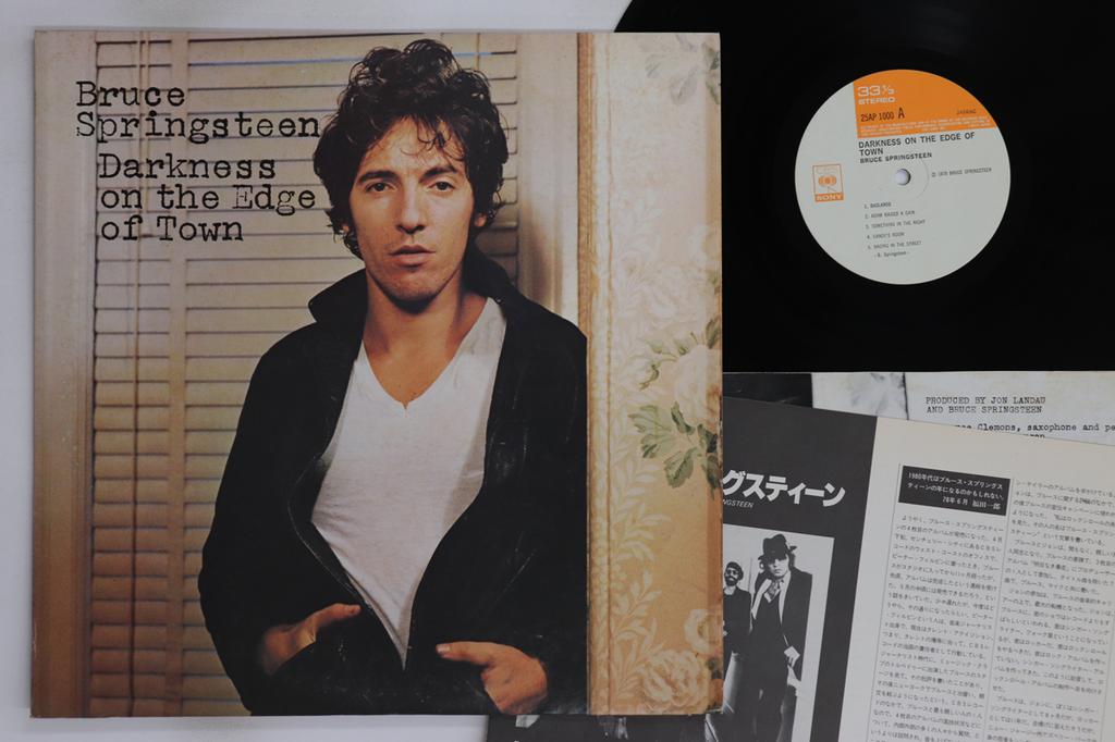 LP Record BRUCE SPRINGSTEEN - Darkness On The Edge Of Town 25AP1000 CBS SONY 1978 Japan Rock Used