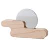 Kamidananosato Modern Shinto Mirror, Kasumikumo, Maple, 1.5 Inches, Natural, Small