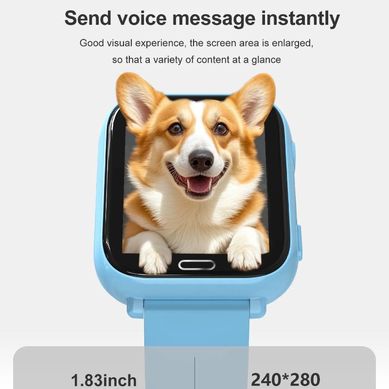 2025 New Smart Watch Kids 4G Phone WIFI LBS Tracker Location Games Video Call Alarm Clock Children Smartwatch Camera Boys Girls Gift