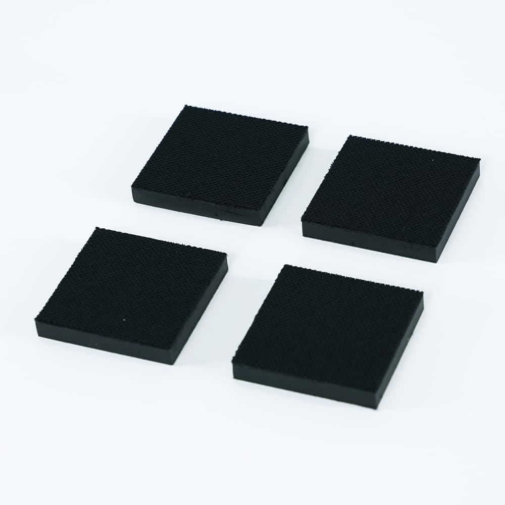 Tokyo Bouon Audio-Isolator OMOCHI Sorbothan Klebequadrat Form Made in Japan Stoßdämpfungsmatte Lautsprecher Verstärker Subwoofer Isolator Vibration