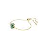 [Authentic product from headquarters/shopping bag included] Idyllia green gold-tone clover bracelet 5666585