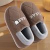 Cotton slippers winter bag and indoor home fleece warm cotton mop home non-slip large size slippers