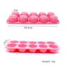 New 10-Cavity Rose Silicone Mold 3D Nonstick Baking Cake Molds DIY Reusable Pudding Mould Pastry Making