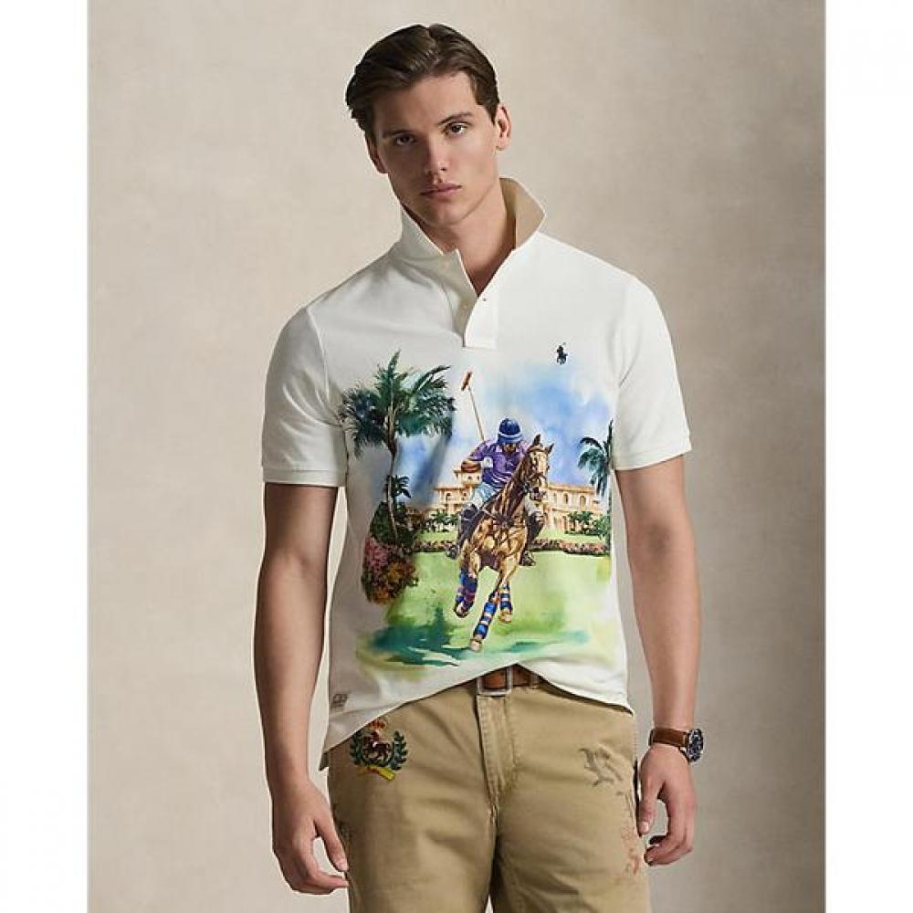 Polo Ralph Lauren Men S claSSic Fit meSh Graphic Polo Shirt Mnpokni1n823888100