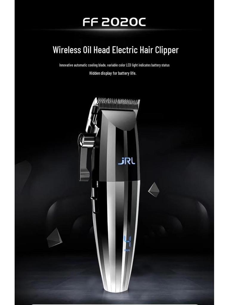 JRL 2020C Electric Hair Clipper Set: All-New Oil Head & Carving Clippers.