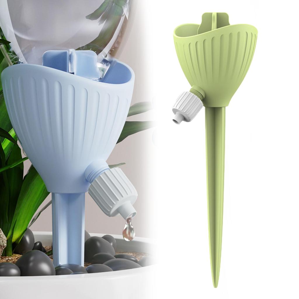 Adjustable Flow Lazy Flowerpot Automatic Potted Plant Watering Device Drip Water Switch Control Irrigation System Water Dropper