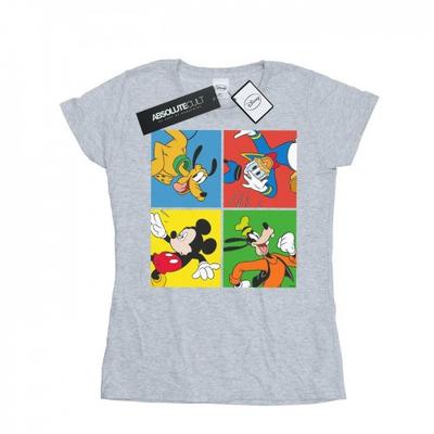 Womens/Ladies Mickey Mouse Friends Cotton T-Shirt