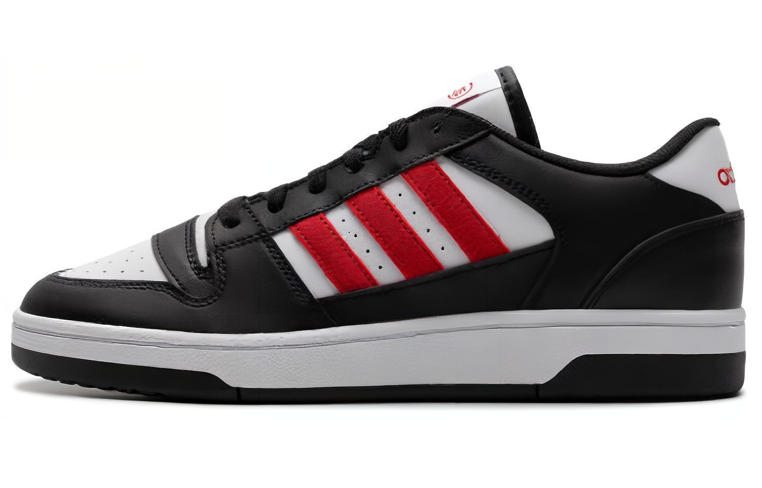 Adidas TURNAROUND Low Slip Resistant Abrasion Resistant Low top Basketball Shoes Unisex Black White IF4417 45