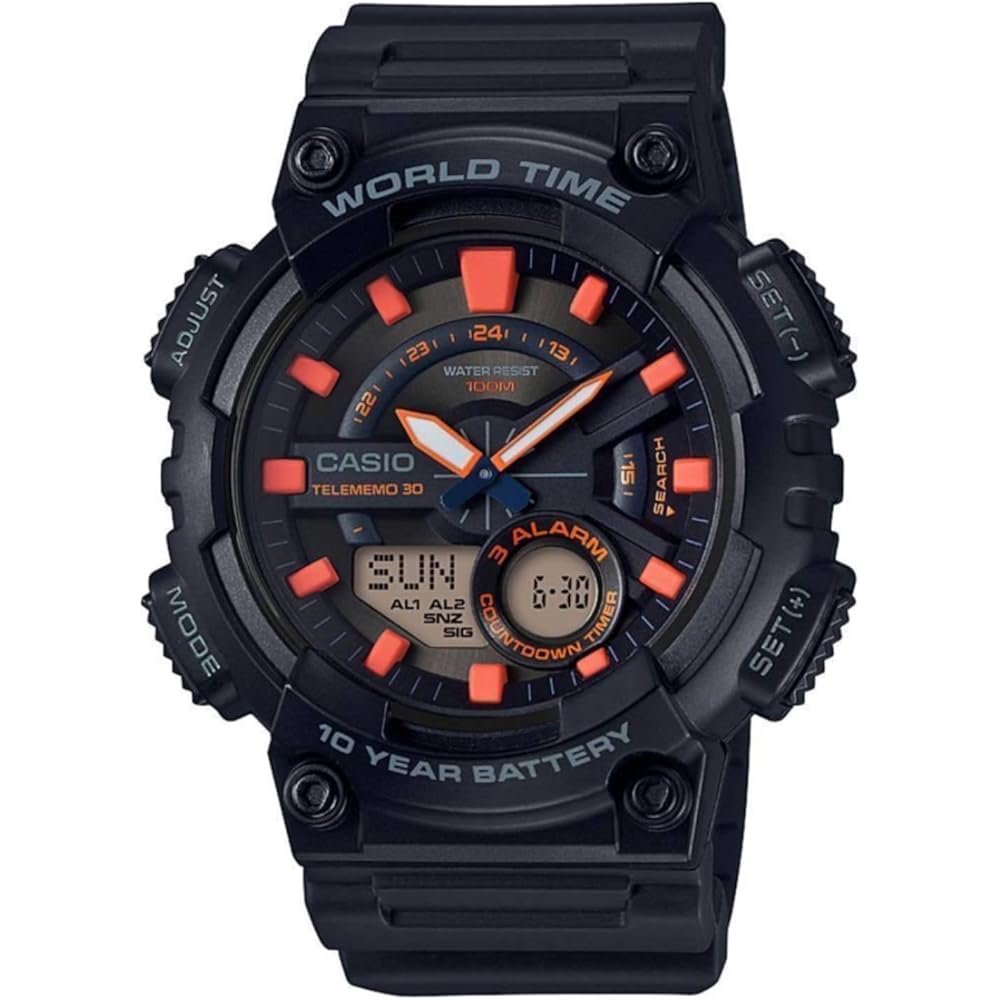 

[CASIO] AEQ110W-1A2 All-Year Watch, AEQ-110W-1A2VDF (AD221), Black