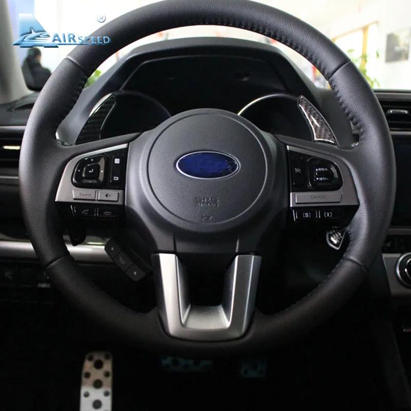 ABS Carbon Fiber Gear Shift Paddles Cover for Subaru Forester XV Impreza Outback Legacy BRZ WRX