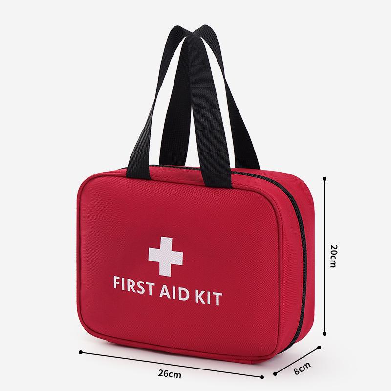 Portable Medical Travel Bag: Oxford Cloth First Aid Kit for Outdoor Emergencies