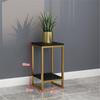 Indoor Stainless Steel Flower Shelf Nordic Simple Decoration Iron Art Plant Rack Balcony Floor-standing Flower Pot Stand