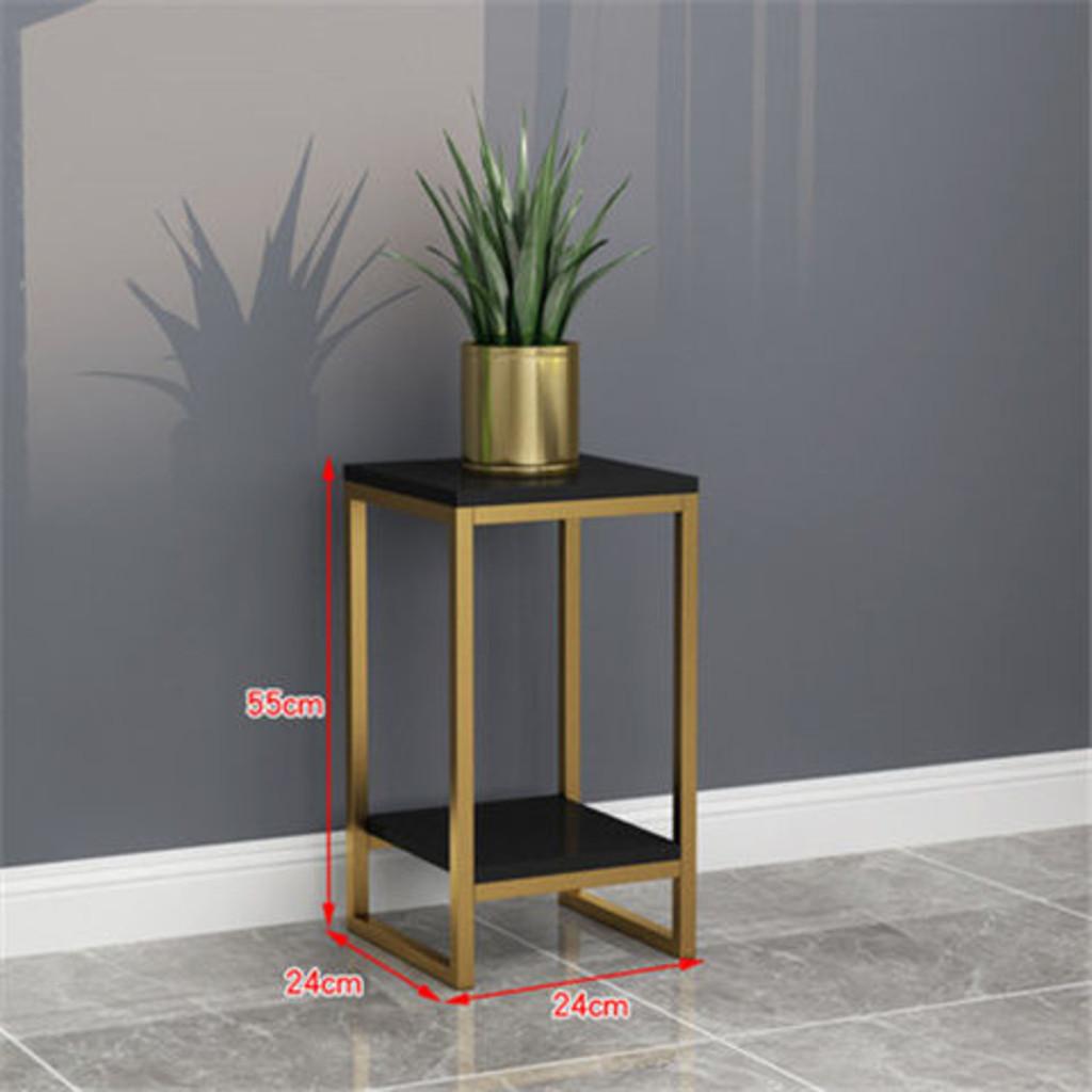 Indoor Stainless Steel Flower Shelf Nordic Simple Decoration Iron Art Plant Rack Balcony Floor-standing Flower Pot Stand