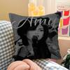 Beauty Woman A-Amy W-Winehouse Cushion Cover Car Throw Pillow Case For Sofa Car Christmas Gift 40x40cm 45x45cm