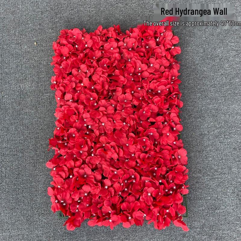 Artificial Floral Wedding & Window Decoration: Rose & Hydrangea Flower Wall
