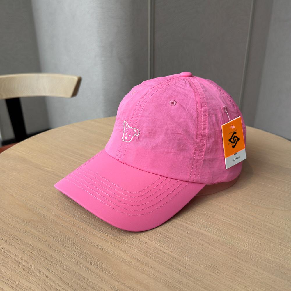 Embroidery puppy blue quick-drying baseball cap men and women spring and summer running sun protection students spring outing team building cap