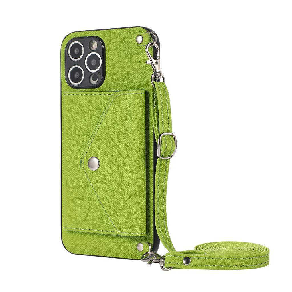 Crossbody Shoulder Strap Wallet Card Holder Case For iPhone 14 15 Pro Max 13 12 Mini 11 XS XR X 7 8 Plus SE 2025 Lanyard Cover