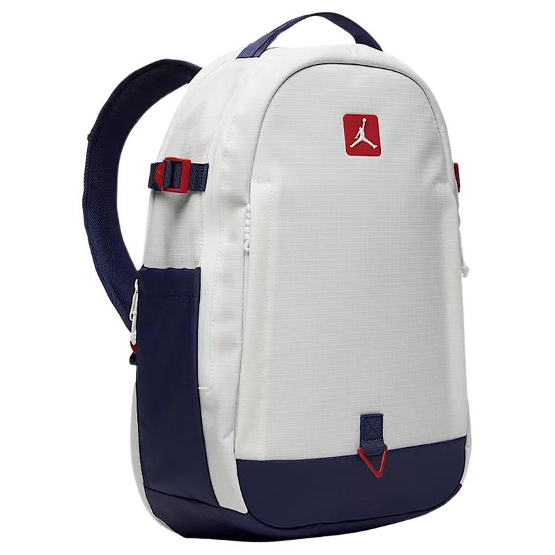 New Jordan Polyester Backpack Unisex White JD2523028AD-001