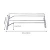 Useful Iron Wine Glass Rack Holder Hanging Bar Inverted Rack Stainless Steel Wine Glass Rack Paper Roll Holder Kitchen Organizer
