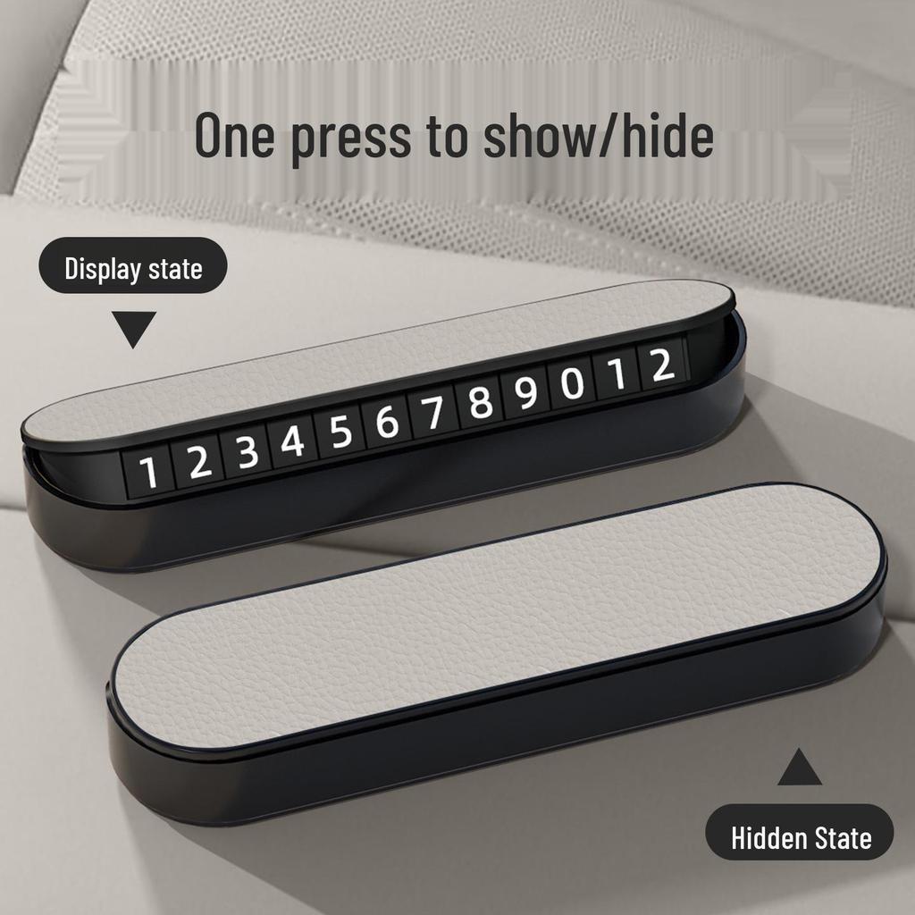 Xiaomi YU7/SU7 Dočasná parkovací značka do interiéru auta - Původní barva