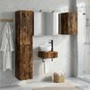 Bathroom Furniture Set 5 pcs Smoked Oak