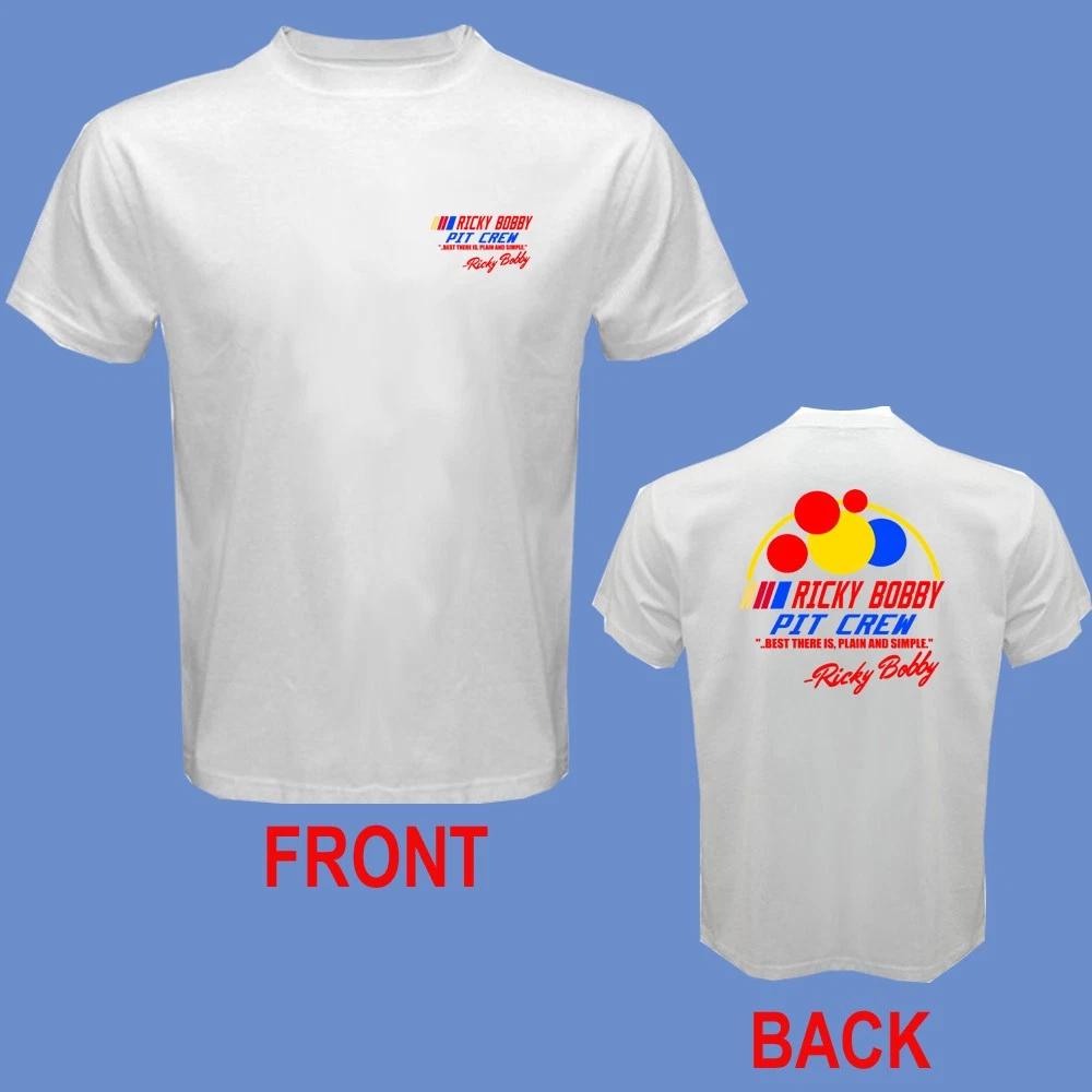 Ricky Bobby Pit Crew Talladega Nights Movie Men s T-Shirt Women s Tee Top Unisex WhiteSize S-5XL M