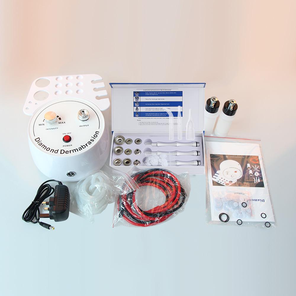 

3-в-1 Алмазная микродермабразия Бьюти-аппарат - Вакуумное всасывание, Распыление воды, Отшелушивание лица и Омоложение кожи белый