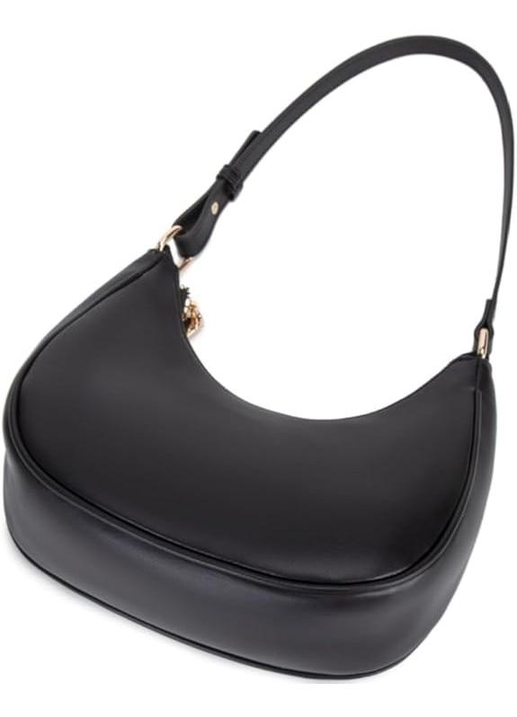 Women's Shoulder Bag Eco-Friendly Leather Multi-Compartment Black Large Capacity Tote