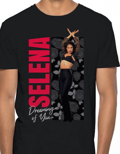 

Selena Quintanilla 90S Tejano Singer Dreaming Of You Черная красная футболка унисекс