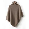 Women Shawl Autumn Winter Turtleneck Pullover Wraps Grace Soft Warm Knitted Sweater Female Clothing Korean Tops