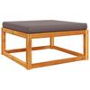 Garden Stool with Cushion 65x65x29 cm Solid Acacia Wood