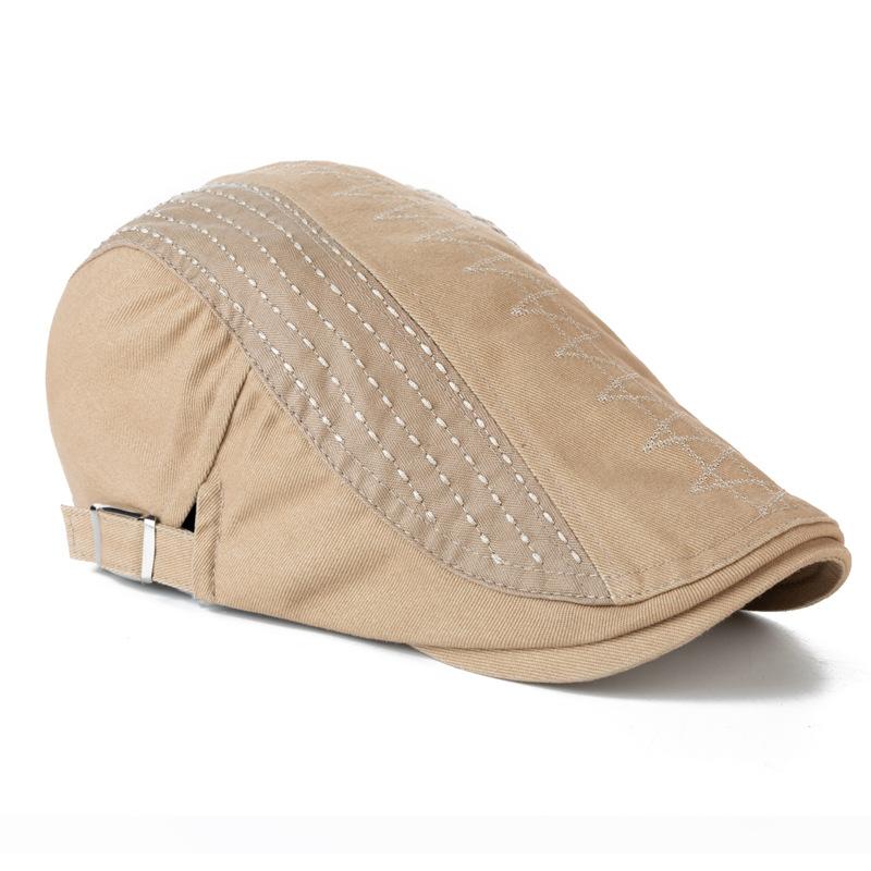 New Casual Hat Men's Fashion Cap Sun Protection Shade Beret Women Painter Forward Hat Cotton