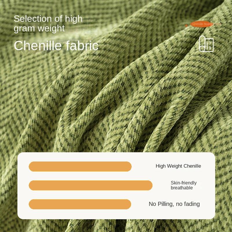 Chenille Sofa Cover Cloth Sofa Towel Non-slip Anti-cat Scratch Four Seasons Universal Sofa Cover Cover