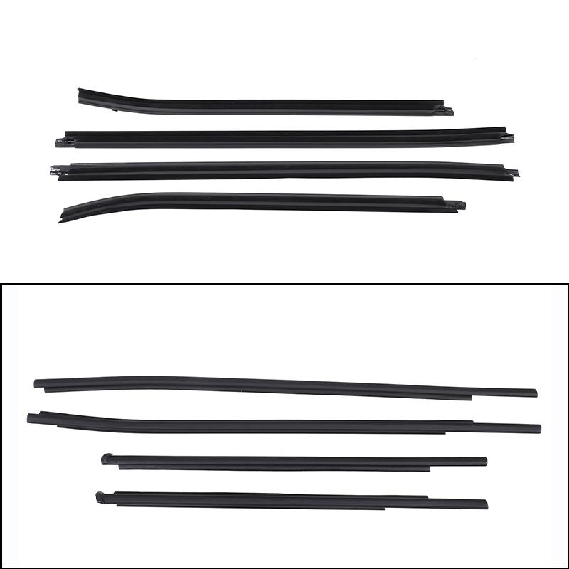 Outside Windows Glass Rubber Glass Protector Weather Strip Glass Outer Laminate for Toyota Hilux 2005-20 68161-0K010 68160-0K010