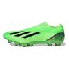 adidas X Speedportal + Punta Rotonda Slip-On AG (Borchie corte in gomma) Scarpe da Calcio Antiscivolo Resistenti Uomo Scarpe da Calcio Verde Fluorescente GW8405