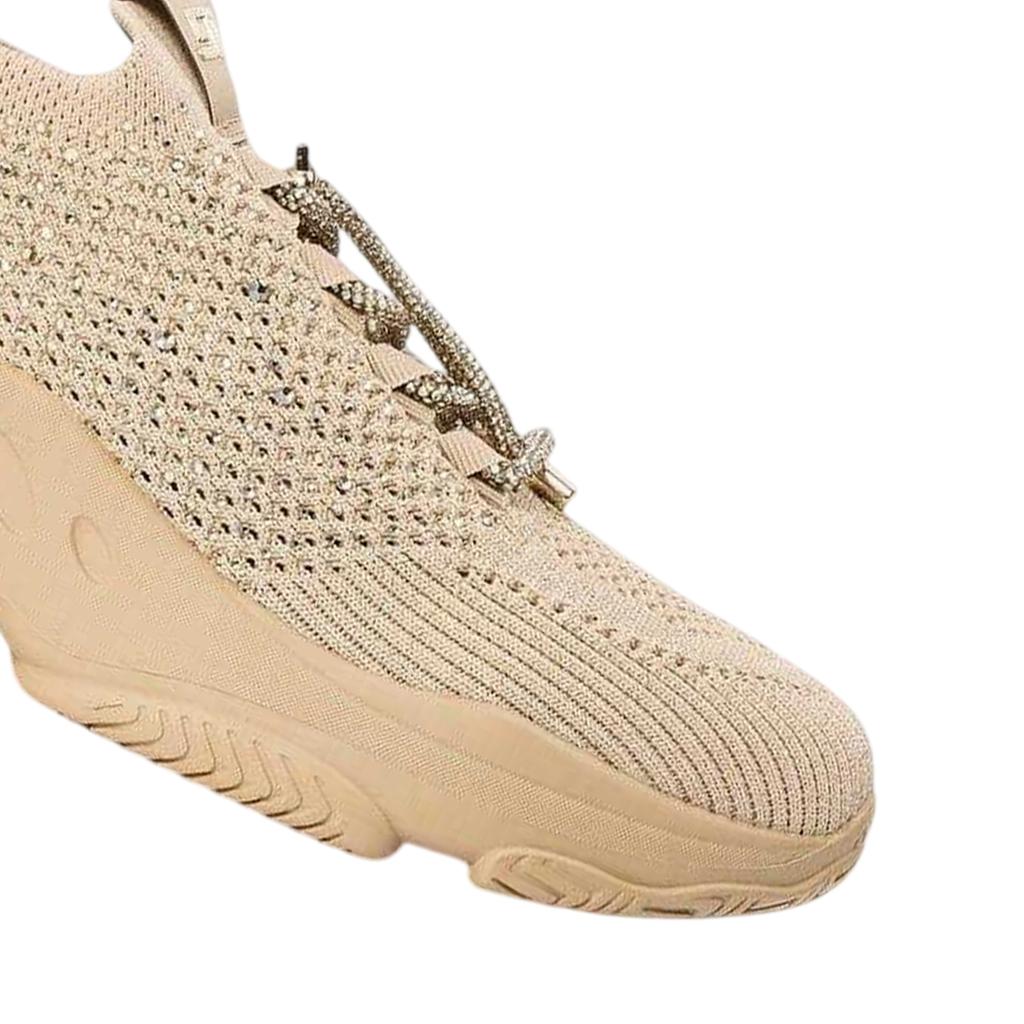 Steve Madden Womens/Ladies Meter Knitted Chunky Flat Trainers