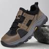Herren Outdoorsport-Schuhe Anti-Rutsch Freizeit Atmungsaktiv Bergsteigerschuhe Große Größe Bequem Gummi-Außensohle Alle Jahreszeiten
