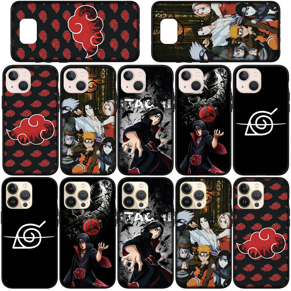 for Motorola Moto Edge 70 60 50 G54 G86 Samsung Galaxy S25 iPhone 17 16 15 Xiaomi Redmi Note 14 Pro Max Phone Case Naruto Akatsuki Itachi Uchiha Cover