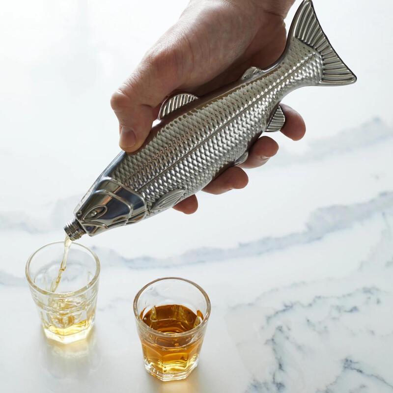 Shangqi Golden Fish Portable Hip Flask