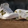 Baseball Spikes Ohtani V1 MSHO Shohei Ohtani Gold Teeth WT1 Cm 2E [New Balance] Men's (WHITE) 25.0