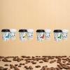 Cups + Lids Disposable Paper Cups For Takeaway Drinks