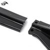 Front Lip Corner Splitter for 19-21 BMW 3 Series G20, Gloss Black Decorative Trim