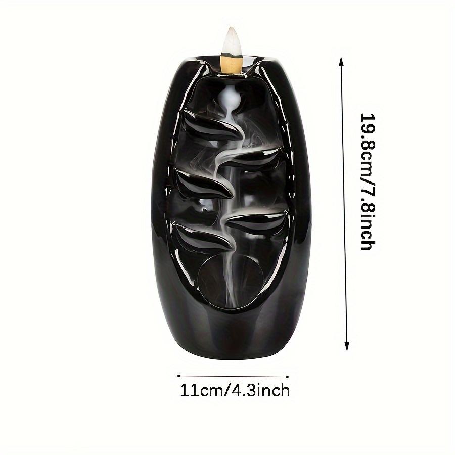 1pc Waterfall Ceramic Incense Holder for Aromatherapy and Home Decor