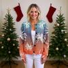 Women'S  Sweater Cute Fun Printing Sweater Fall And Winter Long Sleeve Knitted Sweater