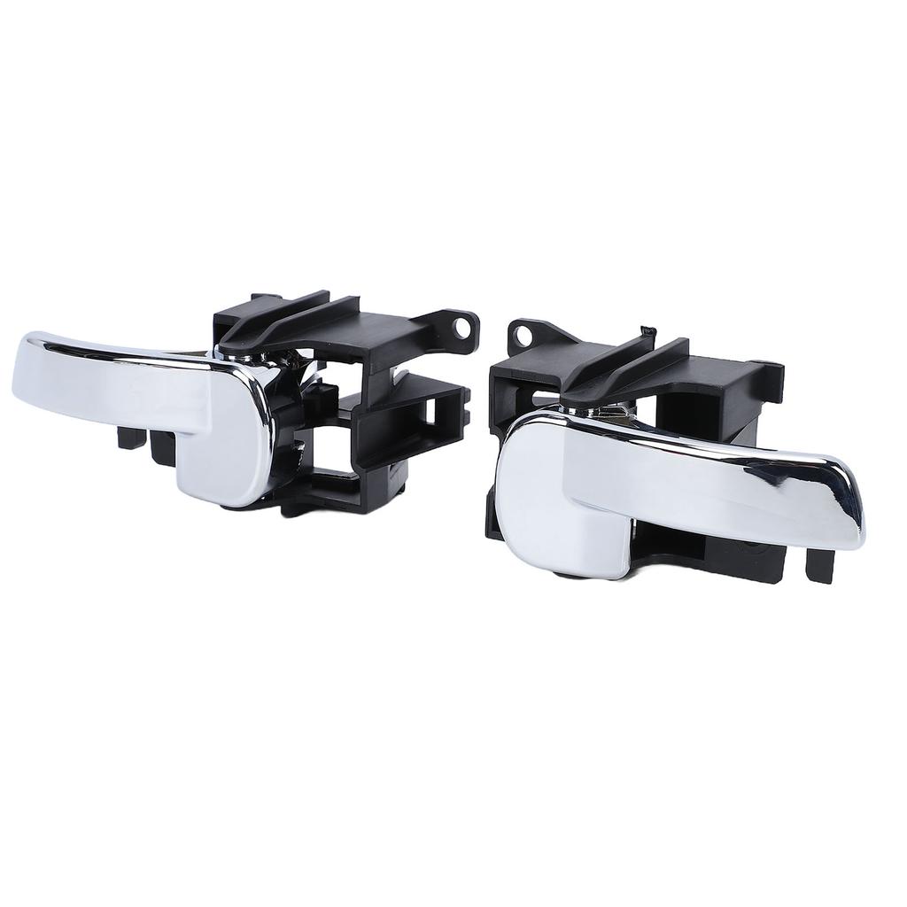 2PCS Interior Door Handle Replacement for Navara D40 Pathfinder R51 806714X02B Front Rear Chrome Lever Left Right Inner