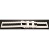 Watch Strap - MY-MONTRE - Two-tone Silicone 22mm - White/black - Quick Release